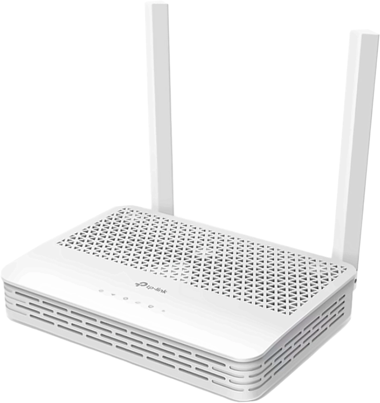 Equipo ONT de fibra óptica con dos antenas WiFi
